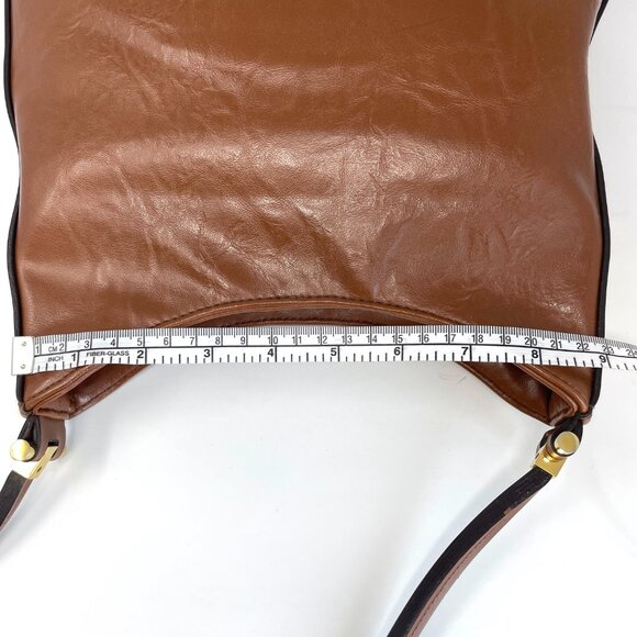 Mondani New York Brown Shoulder Bag, Synthetic Leather - Picture 11 of 16